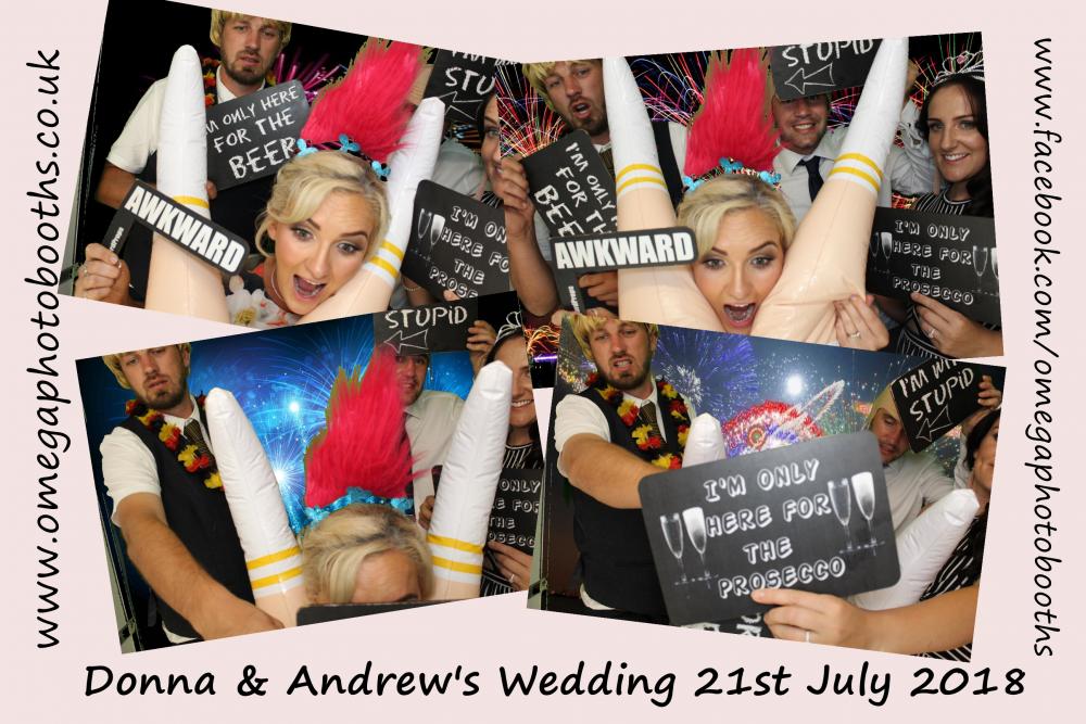 Donna & Andrew's Wedding | View more photos from the event at gallery.omegaphotobooths.co.uk/u/Omega-Photobooths/Donna-Andrews-Wedding